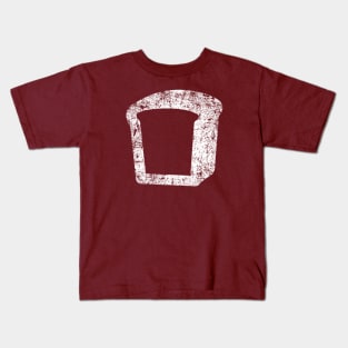 Cute Bread - Distressed Kids T-Shirt